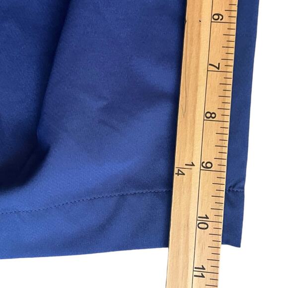 NIKE Golf Athletic Chino Shorts Mens 40x10 Blue Flat Front Stretch Performance - Picture 8 of 9